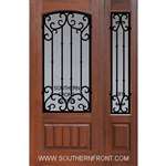 Valencia 6-8 Arch Lite FG WI Cherry V Grooved Single and 1 Sidelight