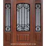 Valencia 6-8 Arch Lite FG WI Cherry V Grooved Single and 2 Sidelights