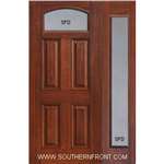 6-8 Camber Lite P/C Mahogany Single and 1 Sidelight