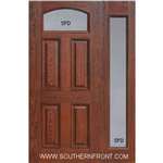 6-8 Camber Lite P/C Oak Single and 1 Sidelight