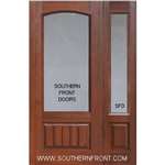 6-8 Arch Lite P/C Cherry V Grooved Single and 1 Sidelight