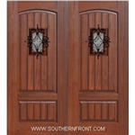 6-8 V Grooved 2 Panel with Florentine Speakeasy Double