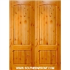 2 Panel 8-0 KA Arch Panel Square Top Double Door