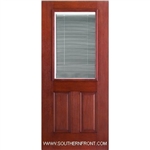 FCM140-RT 6-8 Fiber Classic Mahogany Fiberglass Raise/Tilt Internal Blinds Single