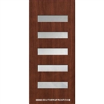 Beverly 6-8 Fiberglass Contemporary Door Single