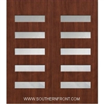 Beverly 6-8 Fiberglass Contemporary Door Double