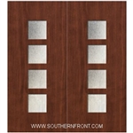 Venice 6-8 Fiberglass Contemporary Door Double