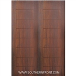 Brentwood 8-0 Fiberglass Contemporary Door Double