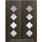 Ventura 8-0 Fiberglass Contemporary Door Double