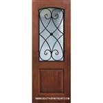 Charleston 8-0 2/3 Arch Lite FG WI Knotty Alder One Panel Single