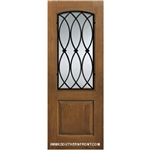 La Salle 8-0 2/3 Arch Lite FG WI Knotty Alder One Panel Single