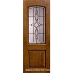 Marsais 8-0 2/3 Arch Lite Knotty Alder Fiberglass 1 Panel Single