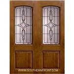 Marsais 8-0 2/3 Arch Lite Knotty Alder Fiberglass 1 Panel Double