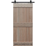 Mid Rail Plank Barn Door 2-6 x 6-8