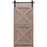 Double X Barn Door 2-6 X 6-8