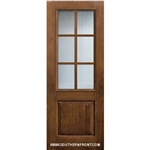 SDL 8-0 2/3 Lite 6 Lite Knotty Alder One Panel Single