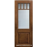 SDL 8-0 2/3 Lite 5 Lite Craftsman Knotty Alder One Panel Single