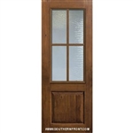 SDL 8-0 2/3 Lite 4 Lite Knotty Alder One Panel Single