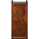 2-8 x 6-8 Knotty Alder 2 Panel Barn Door