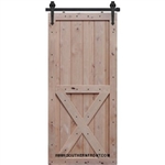 X Two Panel Barn Door 4-0 x 6-8