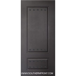 6-8 2 Panel Therma Plus Steel Door with Clavos Single
