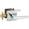 Soho Square Rosette Lever Satin Nickel Dummy