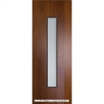 Malibu Mahogany Door with Grille 8-0 Single