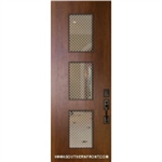 Newport Mahogany Door with Grille 8-0 Single