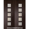 Venice Mahogany Door with Grille 8-0 Double