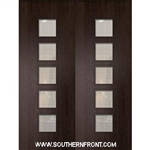 Venice Mahogany Door with Grille 8-0 Double