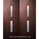 Huntington 6-8 Fiberglass Contemporary Door Double