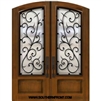 Bellagio Arch Top Double Fiberglass Door