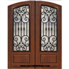 Marbella Arch Top  Double Fiberglass Door