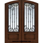 Valencia Arch Top  Double Fiberglass Door