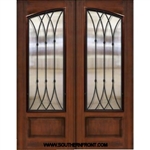 Warwick Square Top Arch Lite  Double Fiberglass Door