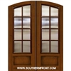 8 Lite SDL Arch Top  Double Fiberglass Door