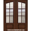 6 Lite SDL Square Top Arch Lite  Double Fiberglass Door