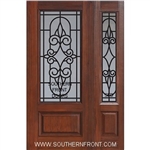 Salento GBG 6-8 3/4 Lite Cherry 1 Panel Single and 1 Sidelight