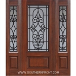 Salento GBG 6-8 3/4 Lite Cherry 1 Panel Single and 2 Sidelights