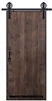 Vertical Iron Plank Barn Door