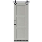 Shaker 3 panel MDF Barn Door