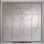 Craftsman Art Glass Deco Window