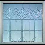 Taos Art Glass Deco Window