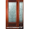 Courtlandt 6-8 3/4 Lite Single and 1 Sidelight