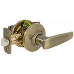 Manhattan Lever Lockset Antique Brass Privacy