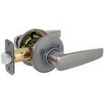 Manhattan Lever Lockset Pewter Entrance