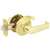 Escort Lever Lockset Bright Brass Entrance
