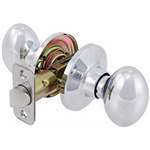 Ruby Knob Lockset Bright Chrome Dummy