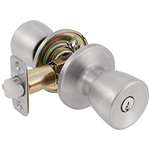 Guardian Knob Lockset Stainless Steel Entrance