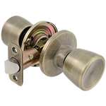 Guardian Knob Lockset Antique Brass Dummy